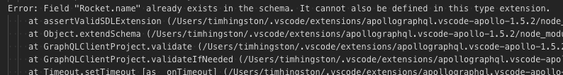 VSCode Console Errors