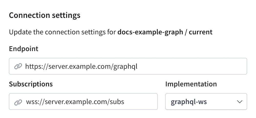 Subscription settings in the Explorer