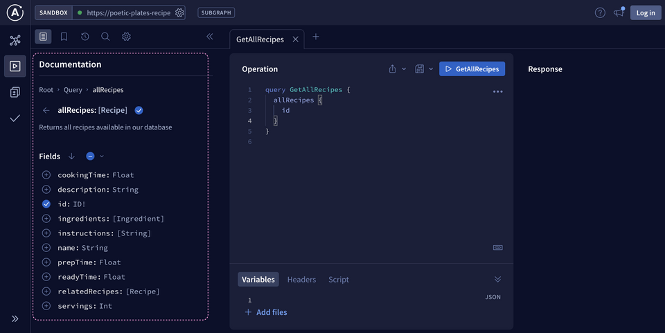 The documentation panel in Explorer, highlighted in pink.