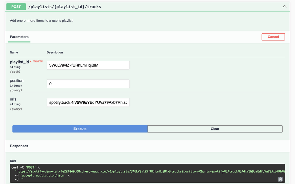 Mock REST API with POST endpoint