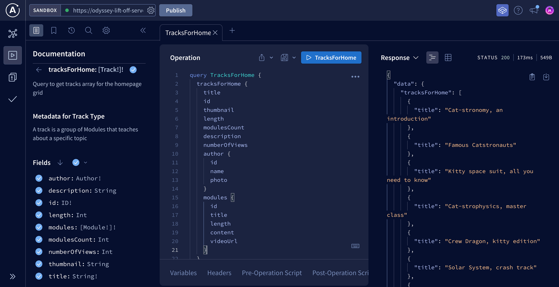 Apollo Explorer - GraphQL Tutorials