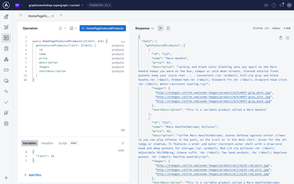 Building the Top 10 Query