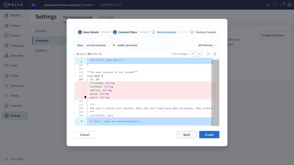 Explorer showing tags in Schema