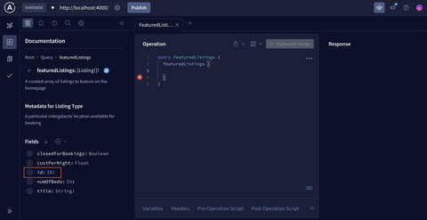 Query data through Apollo Sandbox Explorer - GraphQL Tutorials