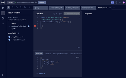 Mutation input - GraphQL Tutorials